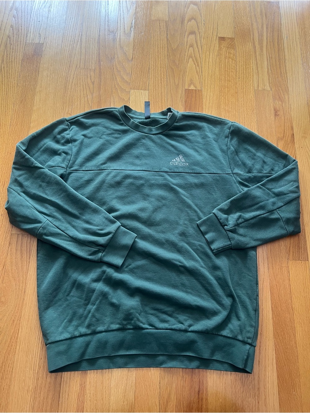 Green adidas crewneck